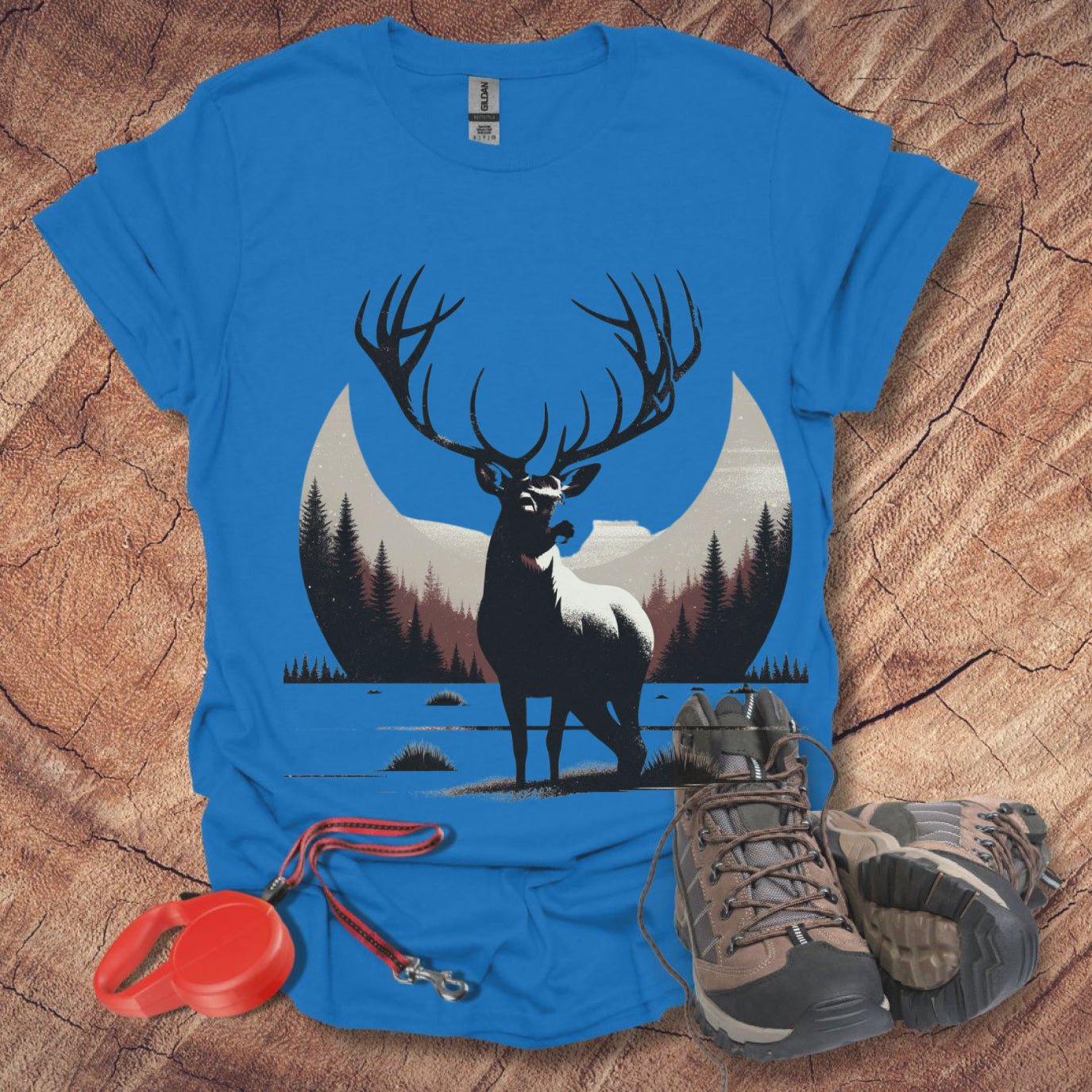 Majestic Deer Design T-Shirt