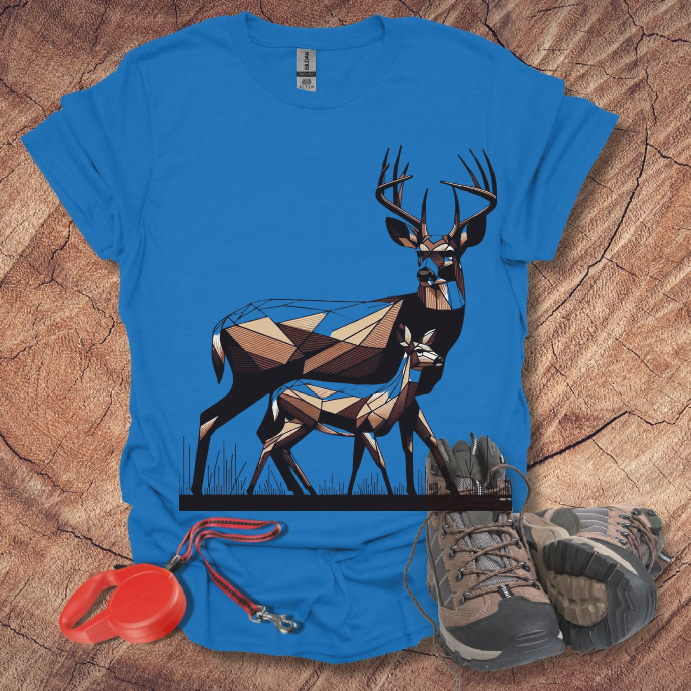 Geometric Deer T-Shirt