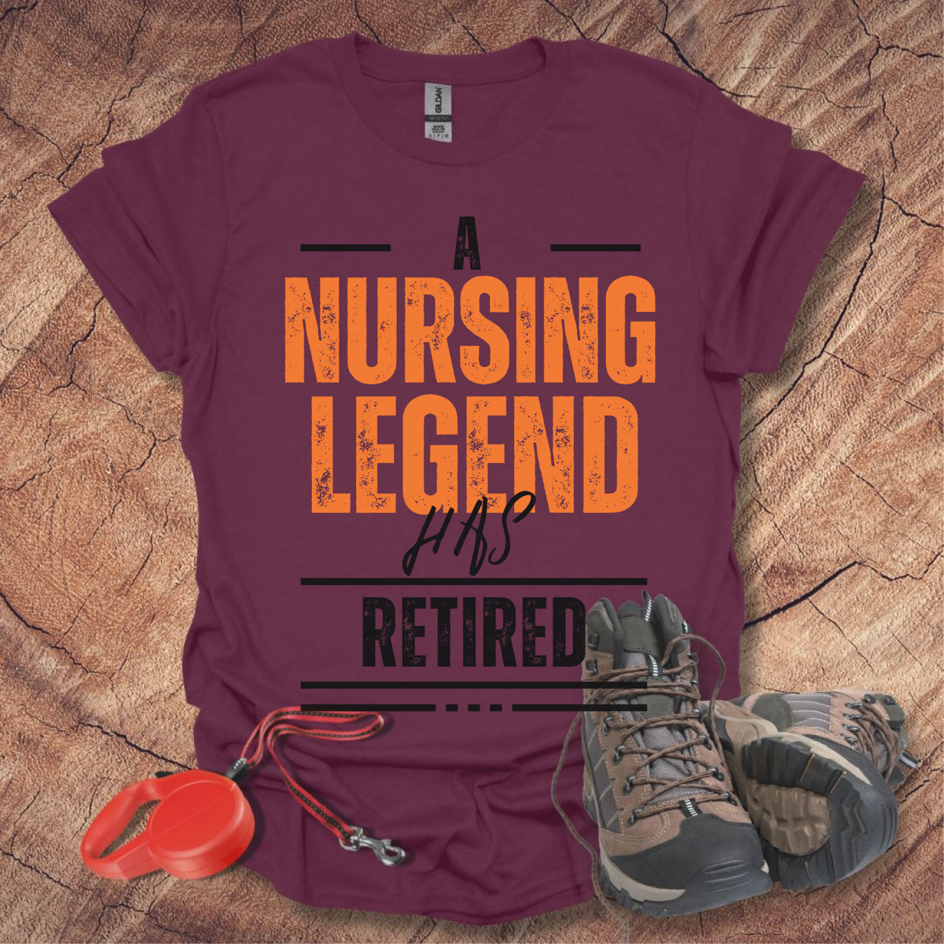 Retired Legend T-Shirt Retirement Gift, Funny Work Shirt, Custom Retiree Apparel